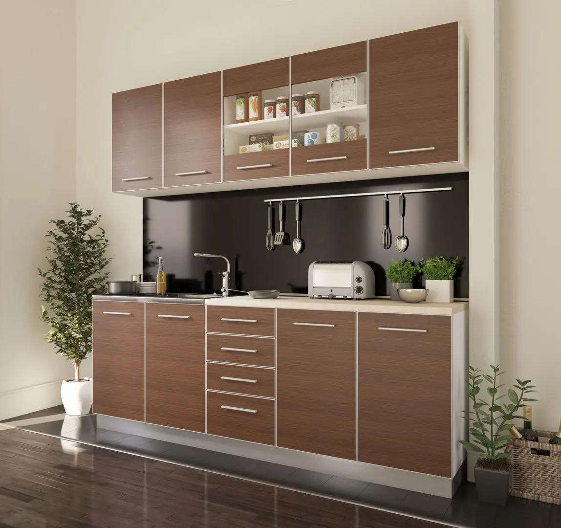 Bucatarie Haaus Riga 2.0m (White/Pine Dark)