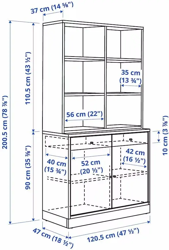 Servant Ikea Tonstad 121x201 (Furnir Stejar)