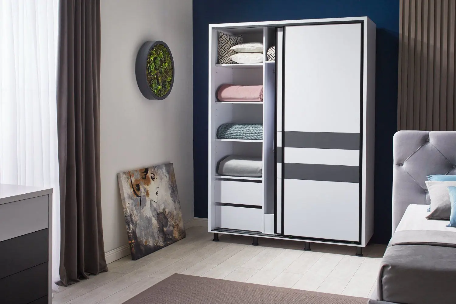 Dulap-cupe Ambianta Cristal 1.2m