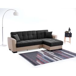 Canapea de colt Fabulous Dynamic 58-002 (Dark Gray/Beige) Thumb