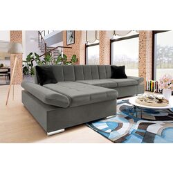 Диван угловой Mirjan24 Laviva/Malwi Left (Gray) Thumb