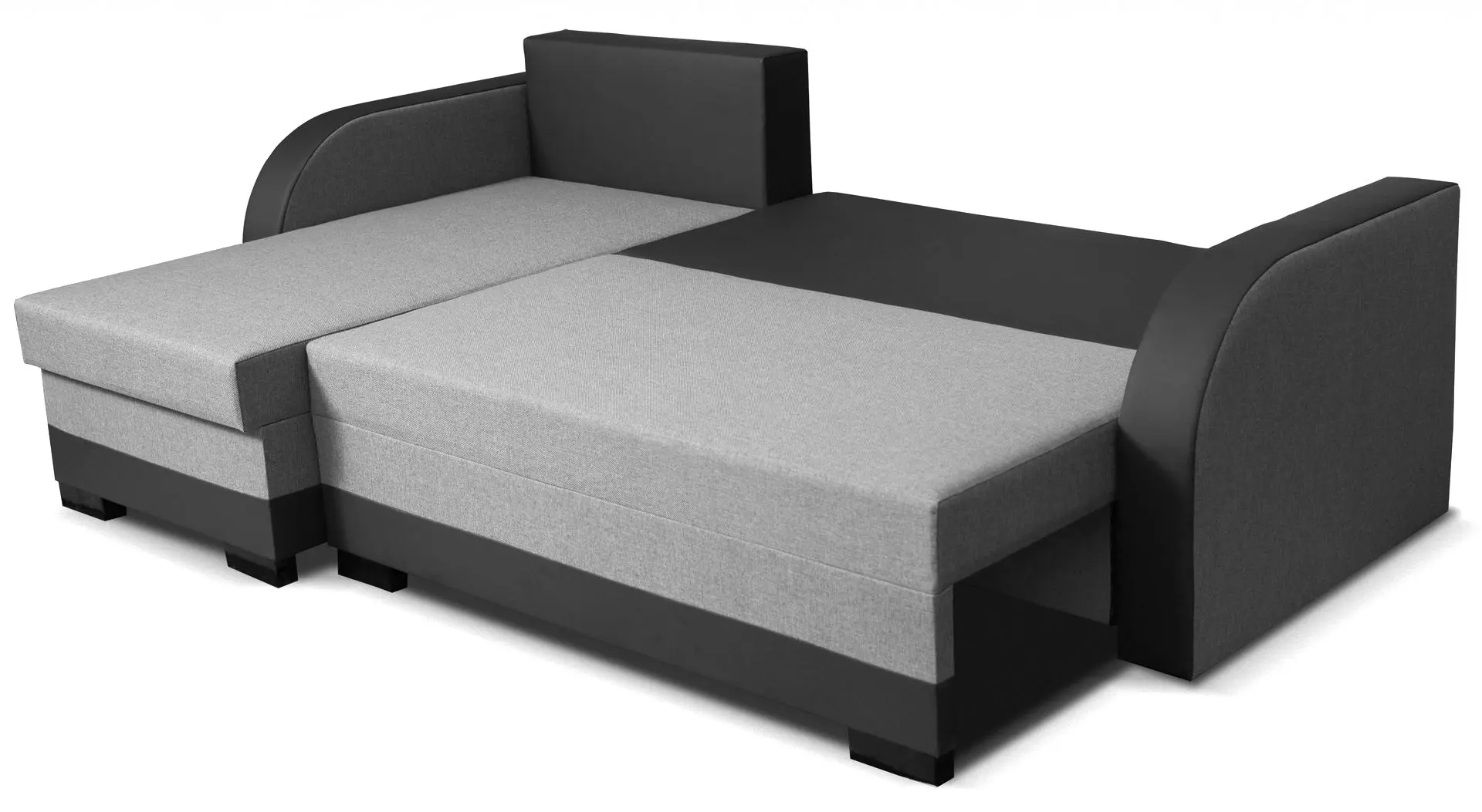 Canapea de colt Platan Emil (Dark Gray/Light-Gray)