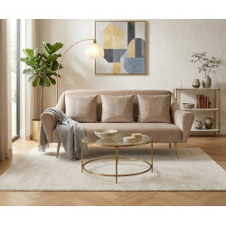 Диван DP Gloriosa 3 (Light Brown/Golden)