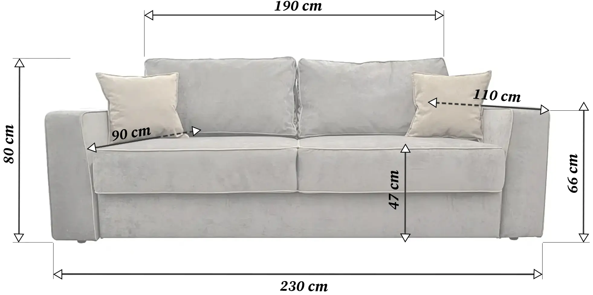 Canapea DP Tomson (Gray) - 4