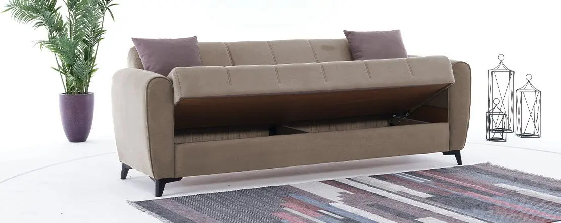 Диван Fabulous Delhi 3-местный 06-003 (Cappuccino)