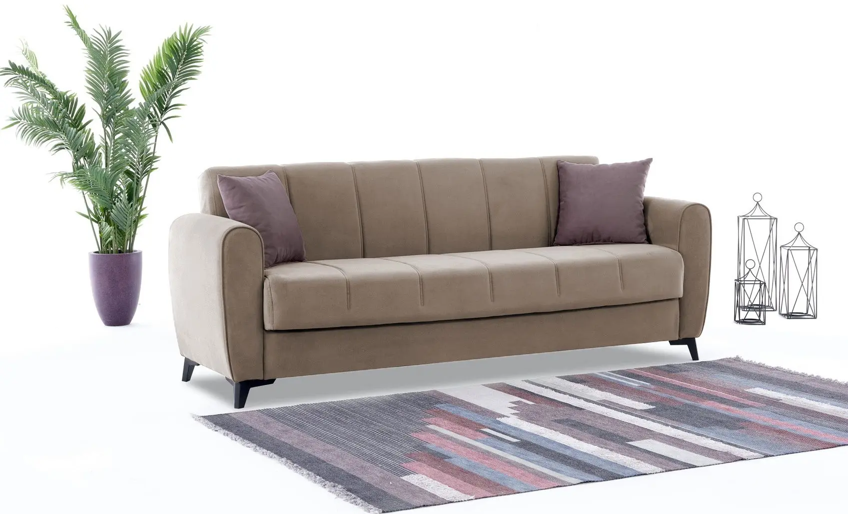 Диван Fabulous Delhi 3-местный 06-003 (Cappuccino)