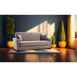 Canapea Fabulous Diana 3-locuri 06-003 (Cappuccino)