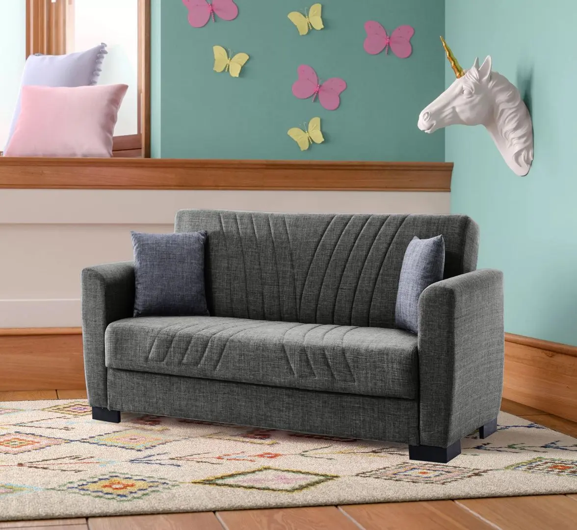 Canapea Fabulous Lori 2-locuri 50-002 (Dark Gray)