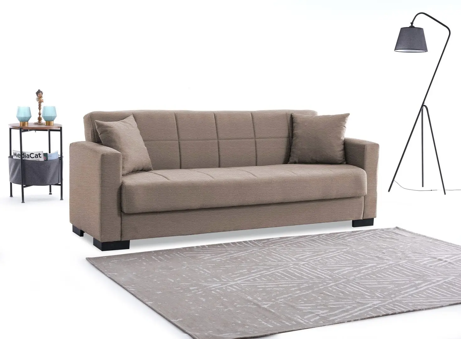 Canapea Fabulous Marbella 3-locuri 06-002 (Brown Light)