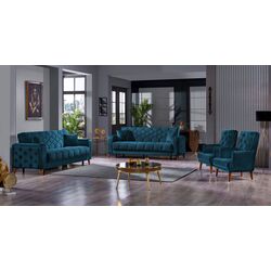 Canapea Fabulous Melisa 3-locuri 82-003 (Blue-Green) Thumb