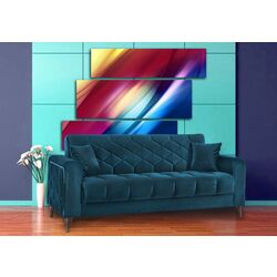 Canapea Fabulous Melisa 3-locuri 82-003 (Blue-Green)