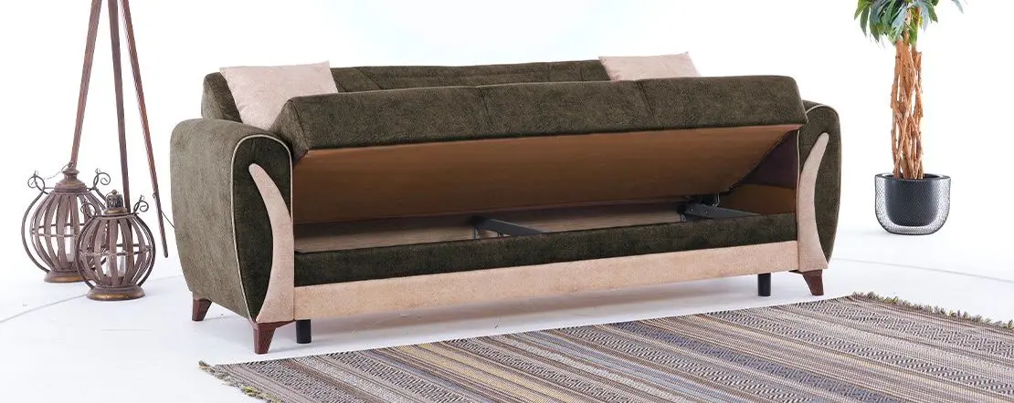 Диван Fabulous Seren 3-местный 73-100 (Dark Brown/Beige)