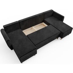 Диван П-образный Space Meble Palermo U Itaka 15 (Black) Thumb