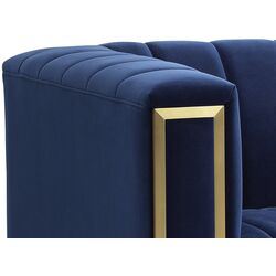 Диван Signal Vogue 3 Velvet (Blue/Gold) Thumb