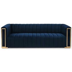 Диван Signal Vogue 3 Velvet (Blue/Gold) Thumb