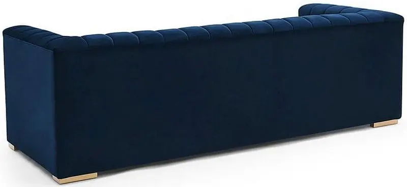 Диван Signal Vogue 3 Velvet (Blue/Gold) - 5