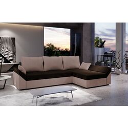 Canapea de colt Space Meble Dante L Sawana 16/Sawana 22 (Dark Brown/Light Brown)