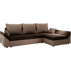 Canapea de colt Space Meble Dante L Mikrofaza 20/Mikrofaza 05 (Brown/Beige) Thumb