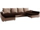 Canapea in forma de U Space Meble Dante U Mikrofaza 20/Mikrofaza 05 (Brown/Beige)