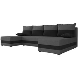 Canapea in forma de U Space Meble Hewlet U Sawana 05/Sawana 14 (Gray Dark/Black) Thumb