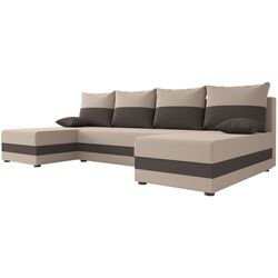 Canapea in forma de U Space Meble Hewlet U Rainbow 05/Rainbow 41 (Brown Light/Brown Dark) Thumb