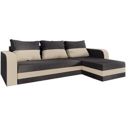 Canapea de colt Space Meble Hewlet Bis Sawana 05/Sawana 01 (Dark Gray/Ecru) Thumb