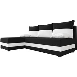 Canapea de colt Space Meble Hewlet Rainbow 15/Rainbow 31 (Black/White) Thumb