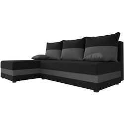 Canapea de colt Space Meble Hewlet Sawana 14/Sawana 05 (Black/Gray Dark) Thumb