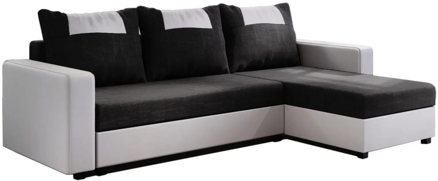 Диван угловой Space Meble Star Bis Sawana 14/D511 (Black/White) - 4