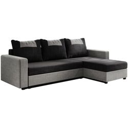 Canapea de colt Space Meble Star Bis Sawana 14/Sawana 21 (Black/Gray) Thumb