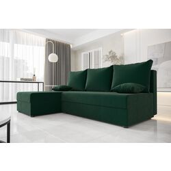 Canapea de colt Space Meble Hewlet Itaka 10 (Green Dark)