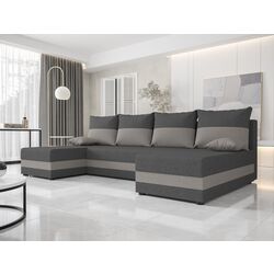 Canapea in forma de U Space Meble Hewlet U Sawana 05/Sawana 21 (Gray Dark/Gray)