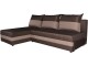 Canapea de colt Space Meble Hewlet Sawana 16/Sawana 22 (Brown Dark/Brown Light)