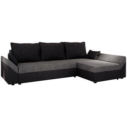 Canapea de colt Space Meble Dante L Mikrofaza 27/Mikrofaza 15 (Gray/Black) Thumb