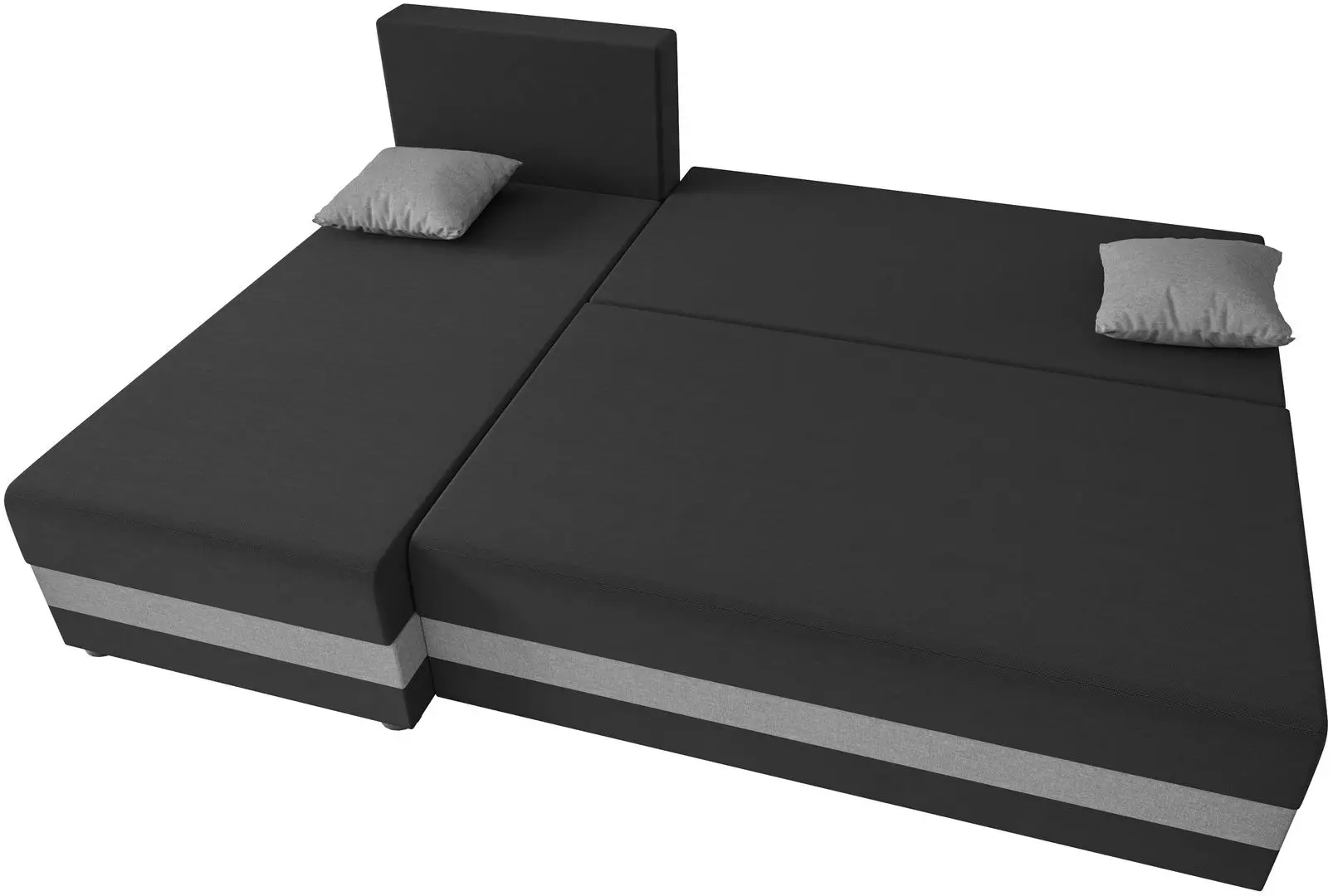 Canapea de colt Space Meble Hewlet Sawana 21/Sawana 01 (Gray/Ecru)