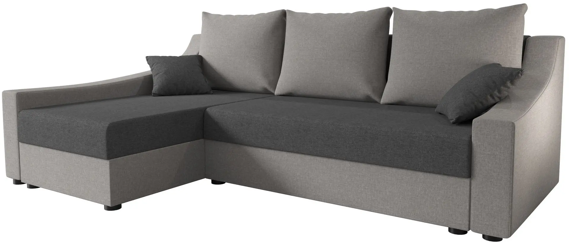 Диван угловой Space Meble Ontario Left Sawana 05/Sawana 21 (Gray Dark/Gray) - 2