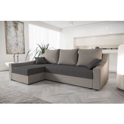 Диван угловой Space Meble Ontario Left Sawana 05/Sawana 21 (Gray Dark/Gray) Thumb