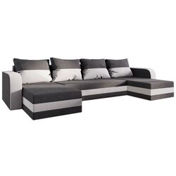 Canapea in forma de U Space Meble Hewlet U Bis Mikrofaza 27/Mikrofaza 31 (Gray/White) Thumb