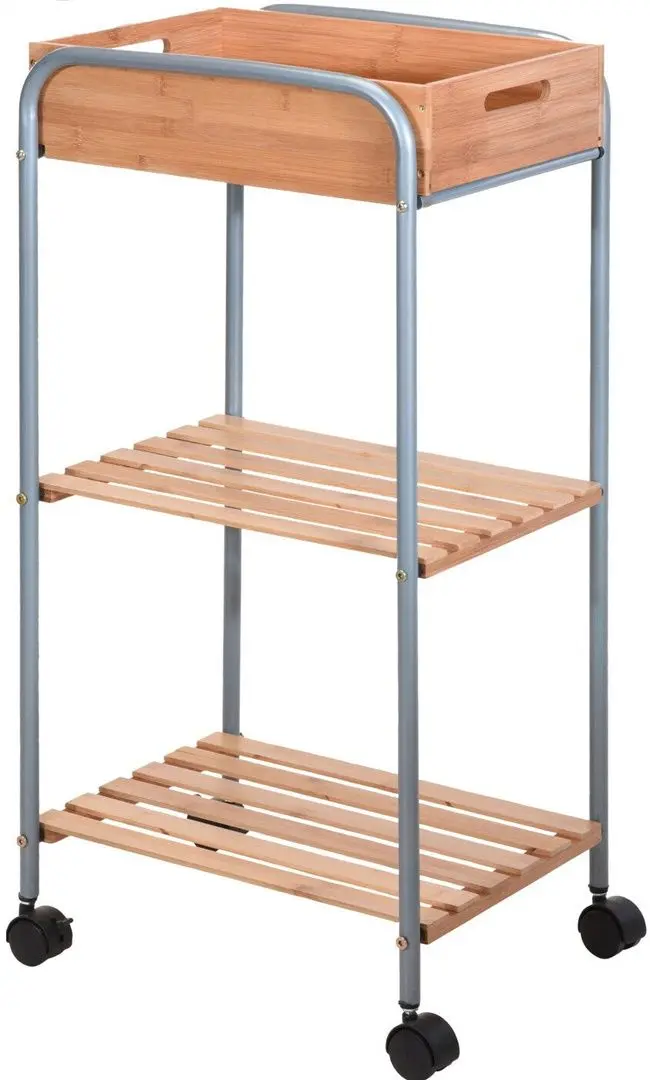Carucior de servire Storage Solutions 42804 81х40х30cm (Bamboo) - 3