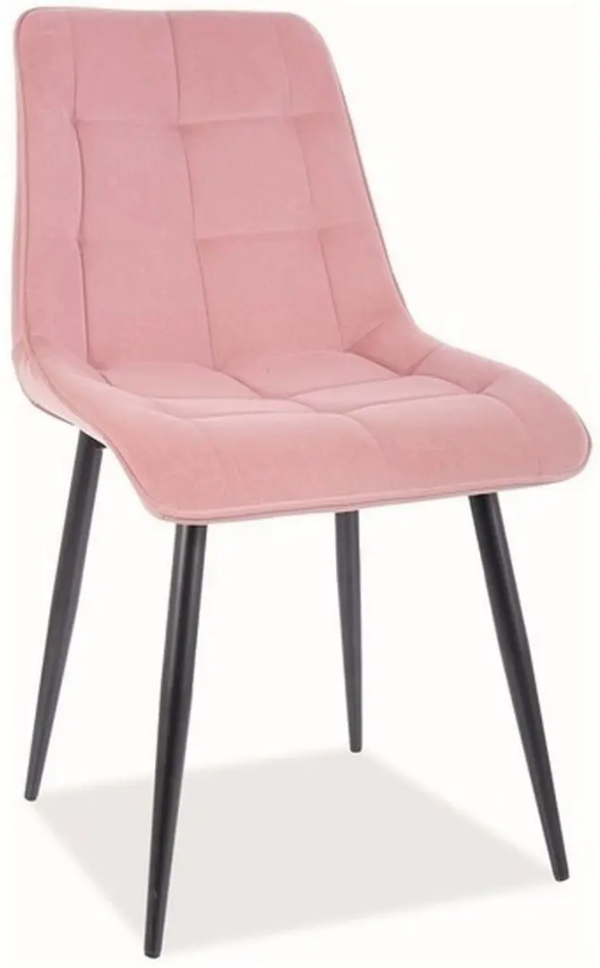 Стул Signal Chic Matt Velvet (Black/Antique Rose)