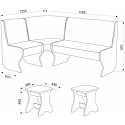 Кухонный уголок Ambianta Cleo-2 Thumb