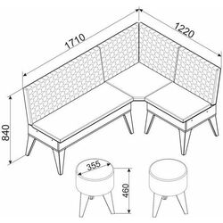 Кухонный уголок Ambianta Pandora Thumb
