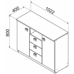 Tumba Ambianta Rio 102.2cm Thumb