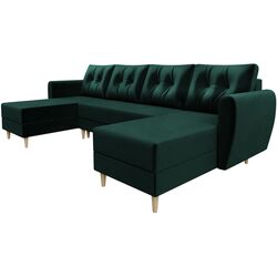 Canapea in forma de U Space Meble Palermo U Itaka 10 (Green Dark) Thumb