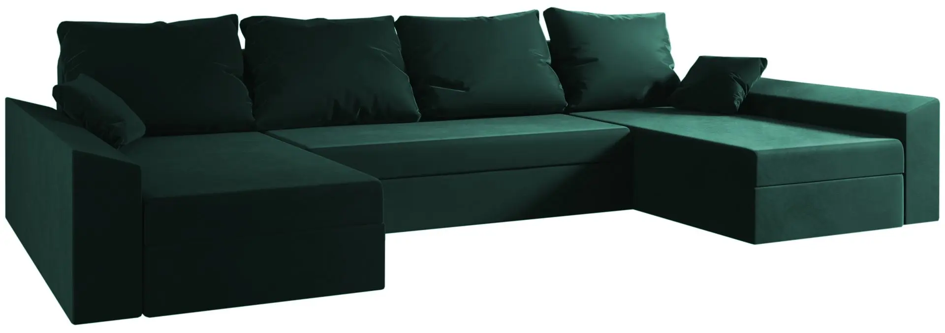 Диван П-образный Space Meble Paul U Itaka 10 (Green Dark)