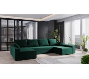 Canapea in forma de U Space Meble Paul U Itaka 10 (Green Dark)