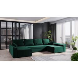 Диван П-образный Space Meble Paul U Itaka 10 (Green Dark) Thumb