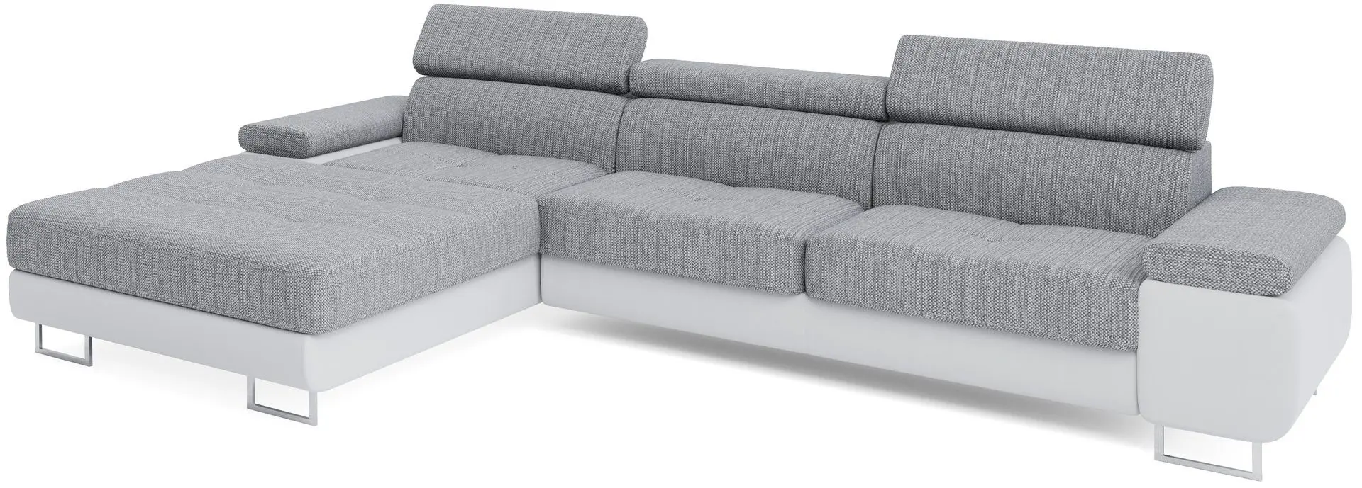 Canapea de colt Space Meble Anton Mini Left Kornet 02/D511 (Gray/White)