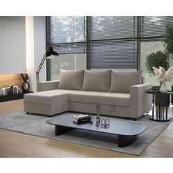 Canapea de colt Space Meble Park L Riviera 16 (Beige)