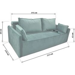 Canapea DP Greiss (Gray) Thumb